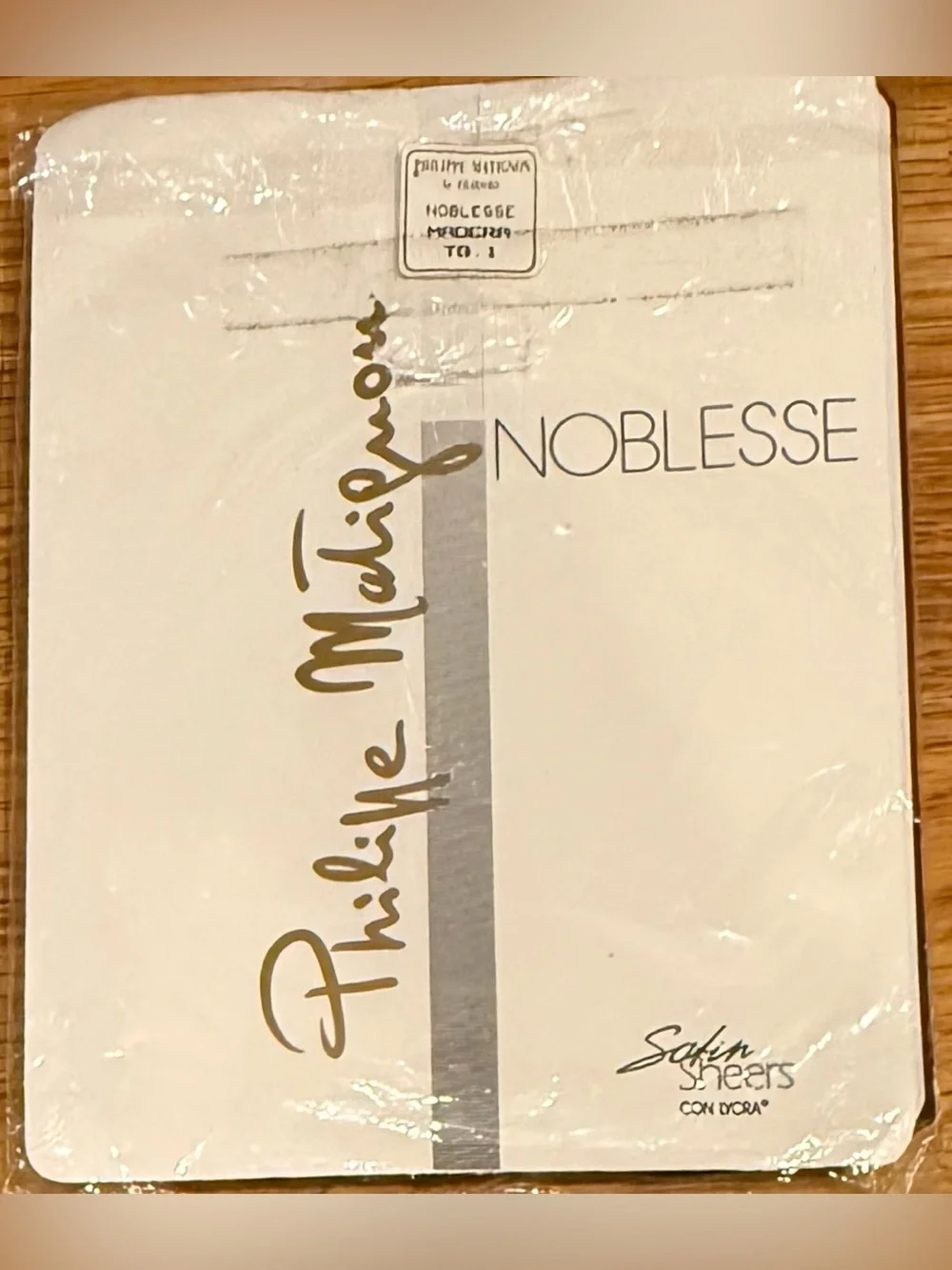 Vintage Philippe Matignon Satin Sheers Pantyhose Bundle Lot of 3 - Made in Italy